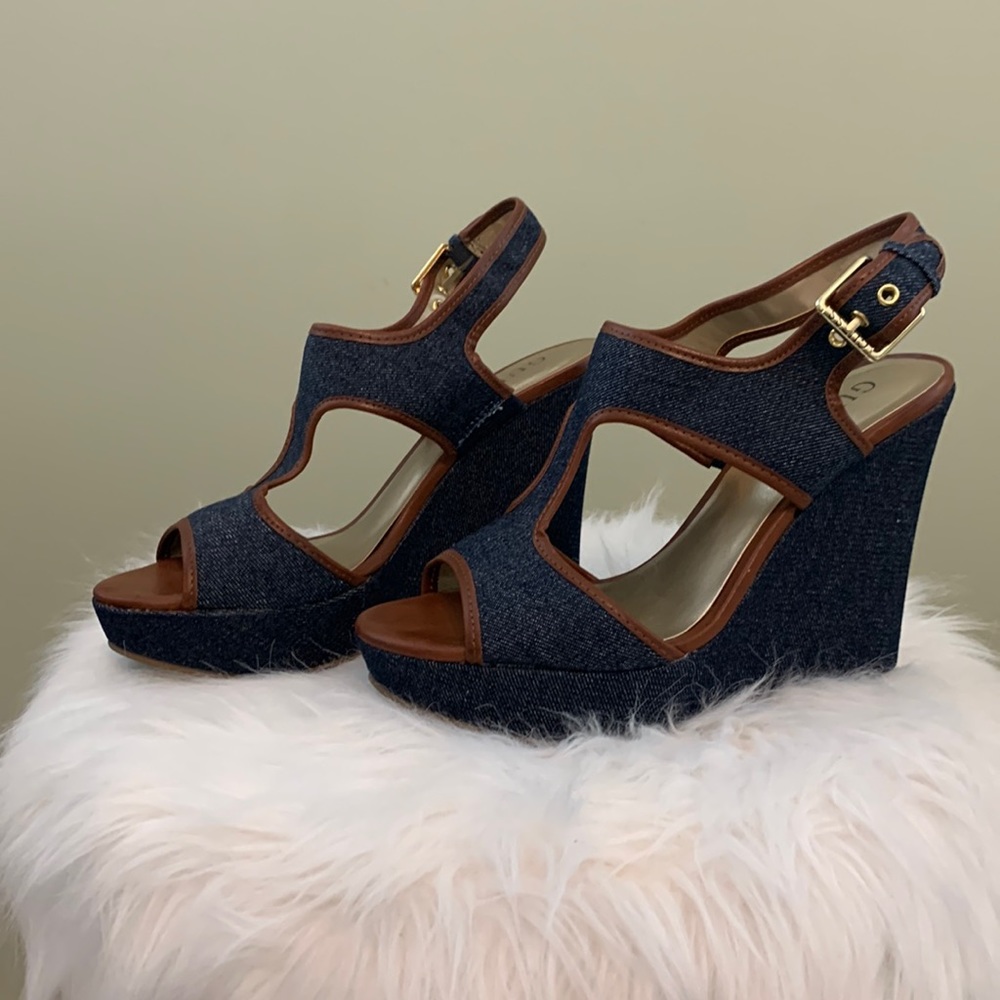 Guess Wedges Sandals - 7 1/2